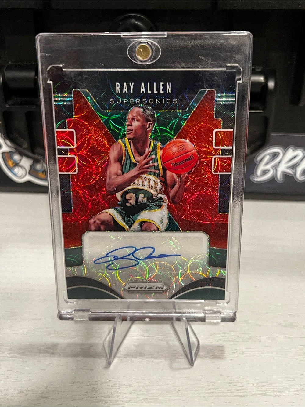 Ray Allen auto card